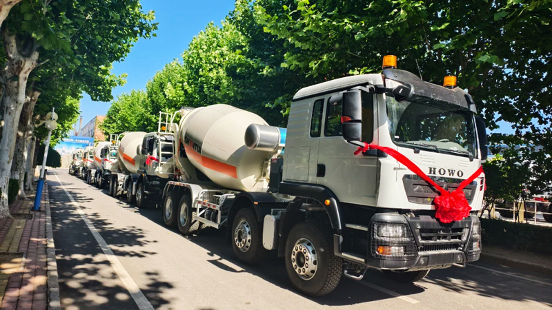 SHANTUI CR4100-Z02 Mixer Trucks Shipped to Egypt